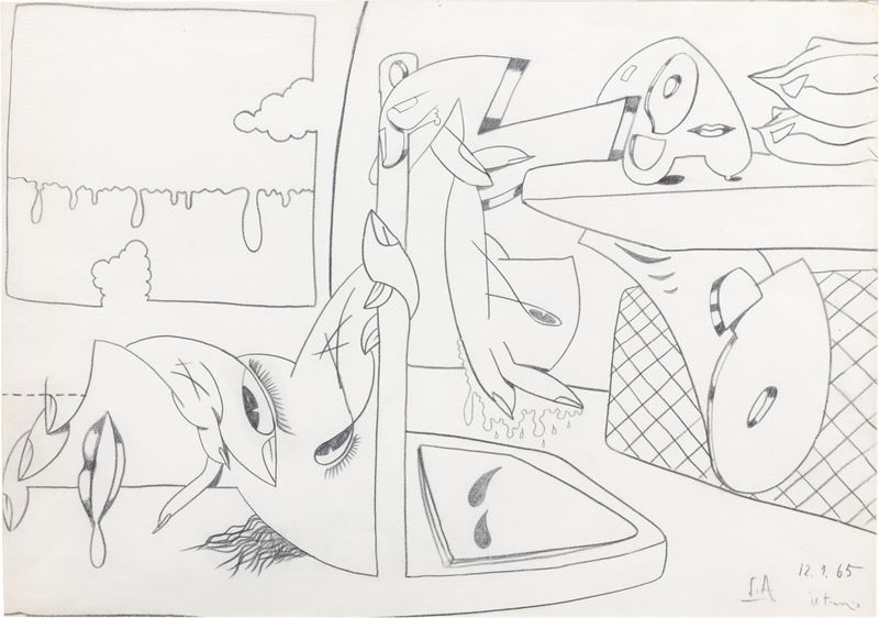 Valerio Adami - Interno