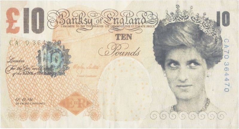 DI-faced Tenners (banksy Of England)