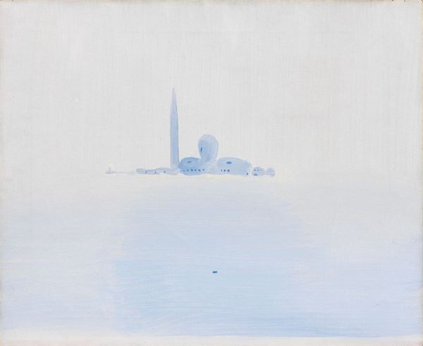 Virgilio Guidi : Marina di San Giorgio  (1969)  - Olio su tela - Auction MODERN AND CONTEMPORARY ART - I - Casa d'aste Farsettiarte
