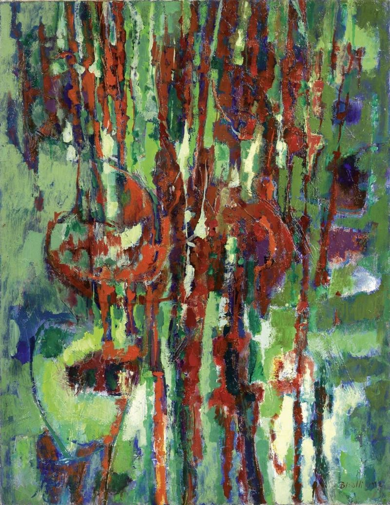 Renato Birolli - Alberi sul Verde