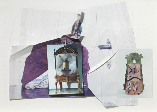 Jiri K&#246;lar : Senza titolo  (1980)  - Collage - Auction MODERN AND CONTEMPORARY ART - I - Casa d'aste Farsettiarte