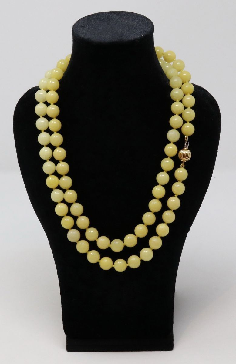 Collana in Quarzo Citrino con Fermatura in Oro