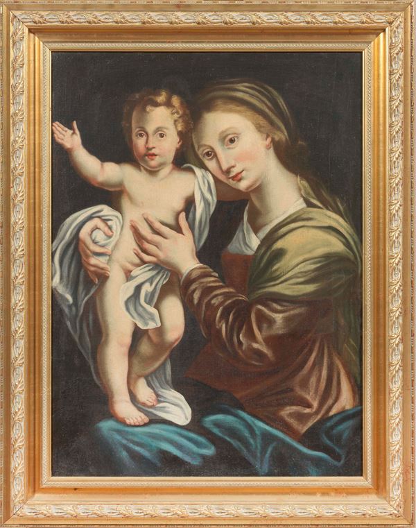 Scuola italiana del XVIII secolo - Madonna col Bambino