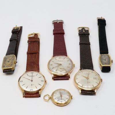 Cinque Orologi da Polso e uno da Tasca