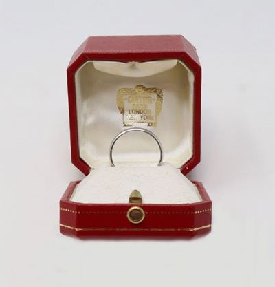 Fede in Platino Cartier con Astuccio