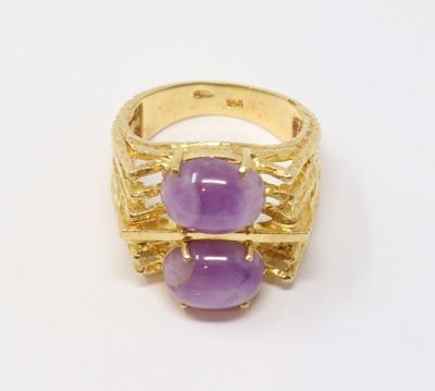 Anello in Oro con Ametiste
