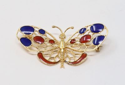 Spilla in Oro con Smalti