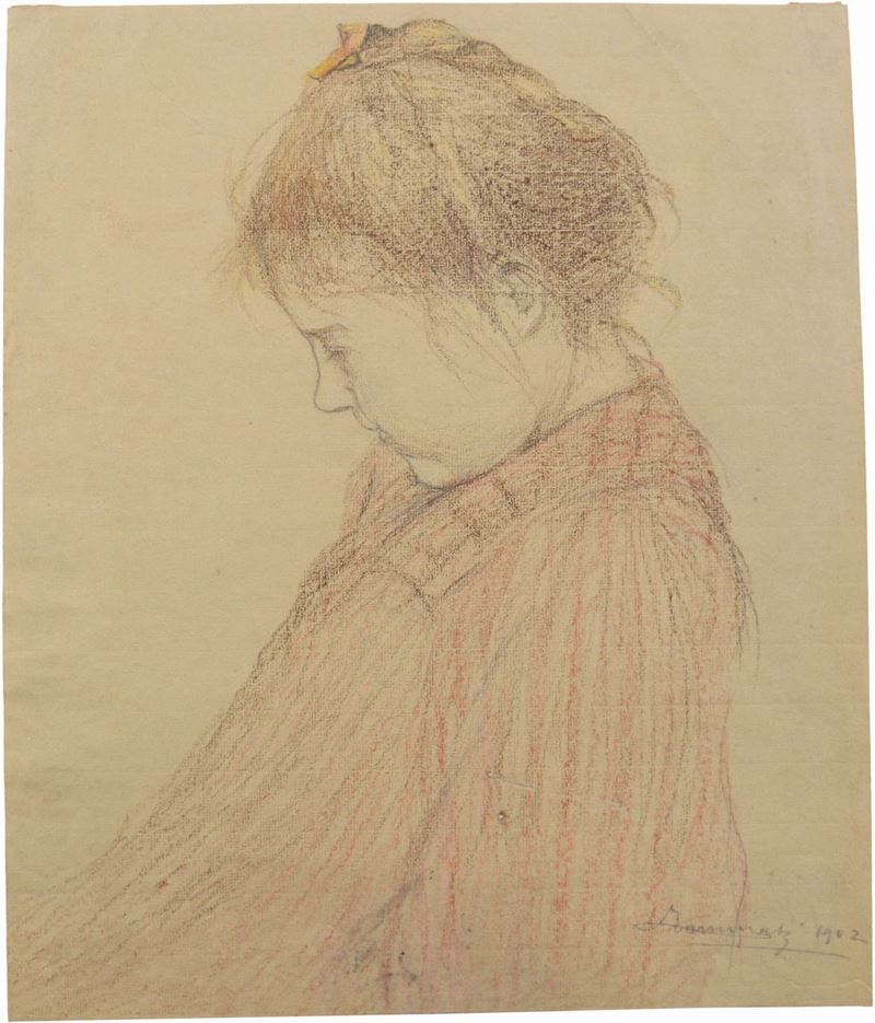 Ludovico Tommasi - Fanciulla di Profilo