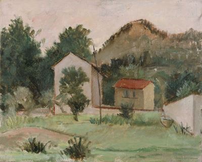 Paesaggio con Case