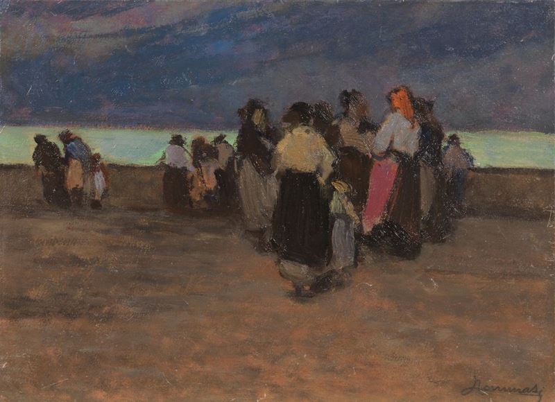 Ludovico Tommasi - Donne in Riva al Mare