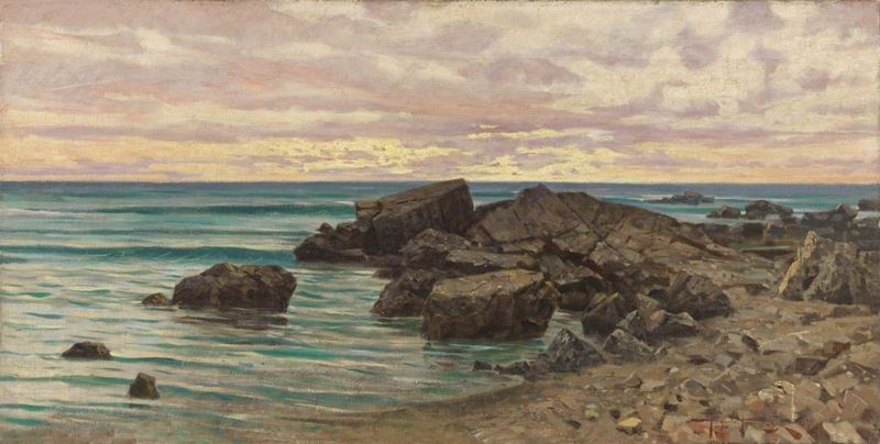 Angiolo Tommasi - Scogli Ad Antignano