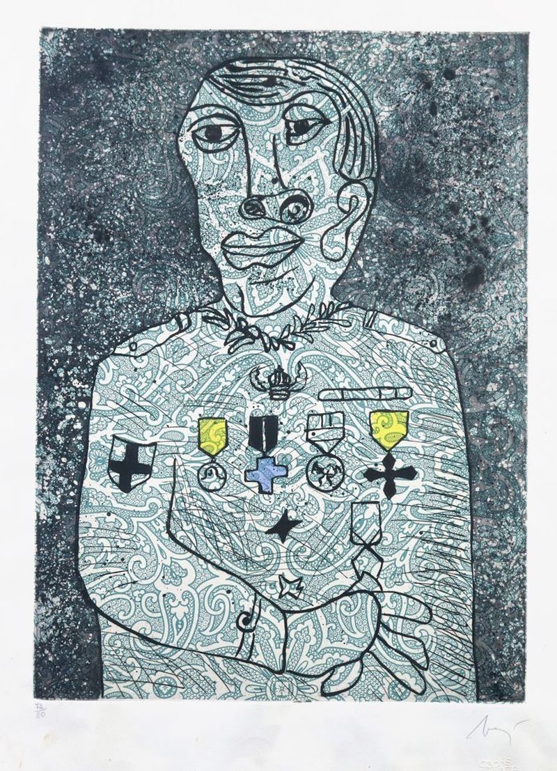 Enrico Baj - Personnage De Guerre