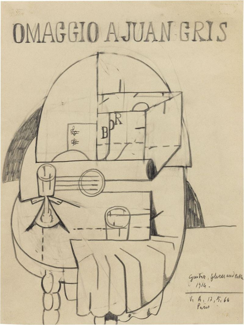 Valerio Adami - Omaggio a Juan Gris