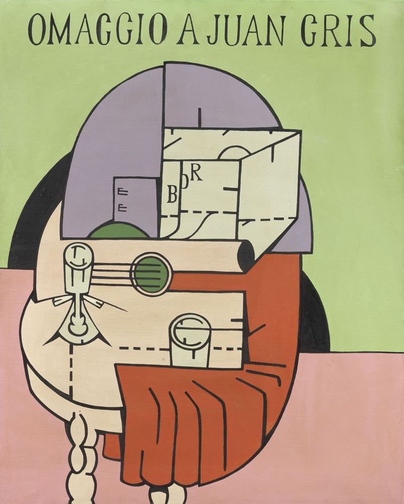 Valerio Adami - Omaggio a Juan Gris