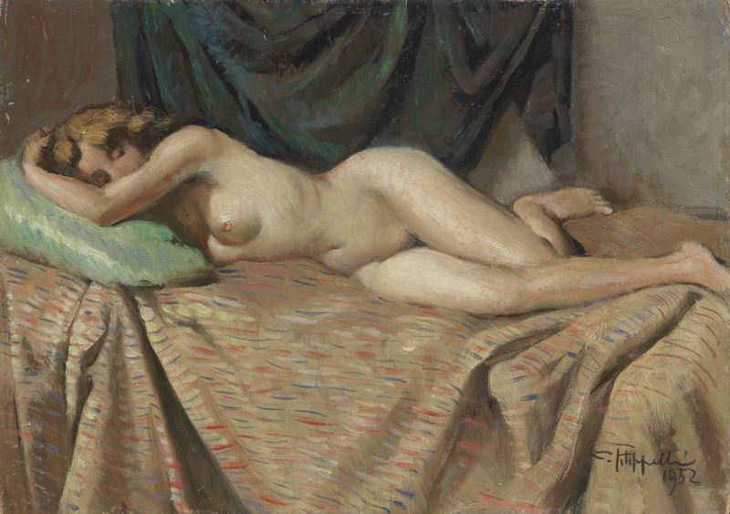 Cafiero Filippelli - Nudo di Donna (sdraiata)
