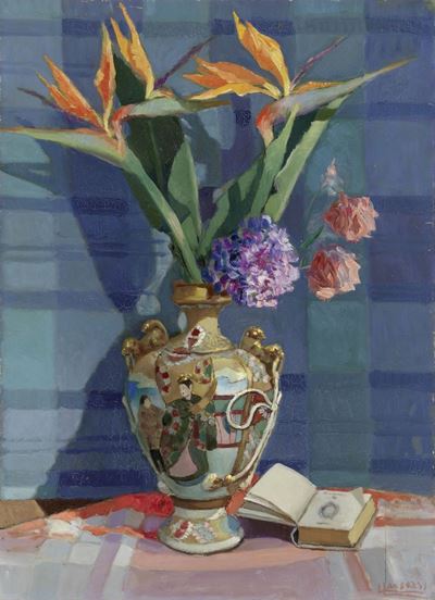 Fiori nel Vaso Giapponese