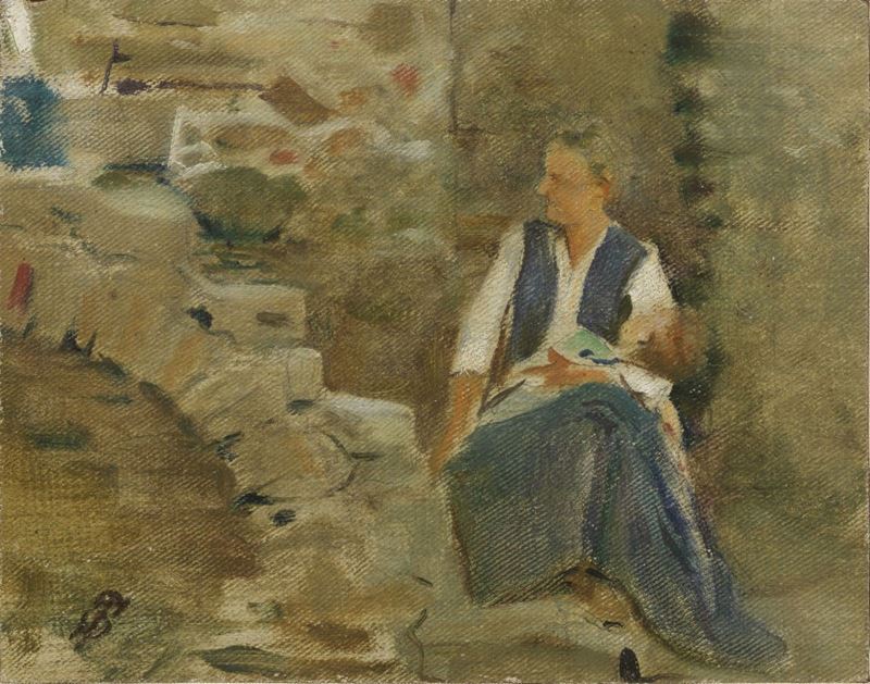 Telemaco Signorini - Maternità a Rio Maggiore