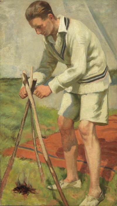 Il Campeggiatore (autoritratto)