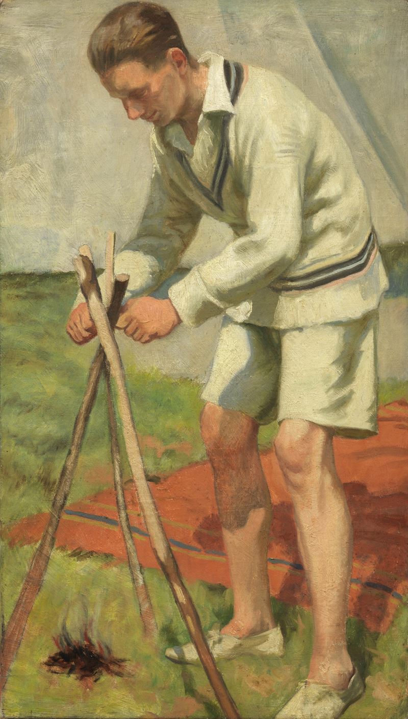 Charles H.h. Burleigh - Il Campeggiatore (autoritratto)