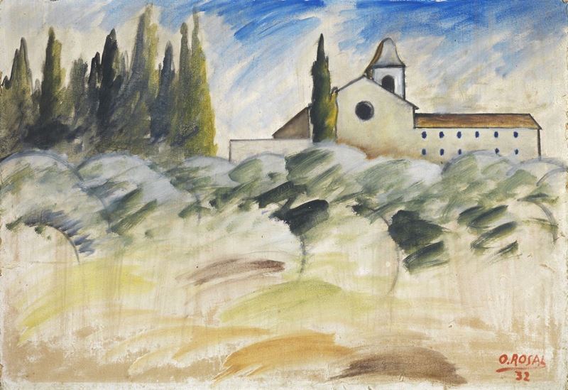 Ottone Rosai - Paesaggio