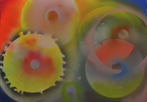 Paolo Masi : Senza titolo  (2006)  - Pittura spray su cartone - Auction CONTEMPORARY ART FROM A PARTICULAR COLLECTION - Casa d'aste Farsettiarte
