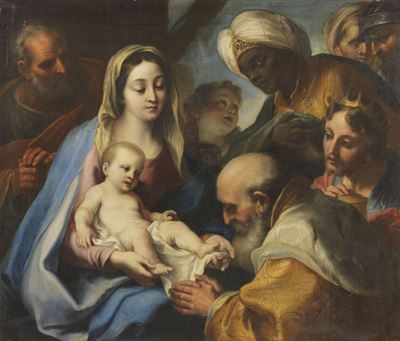 Sacra Famiglia con i Re Magi