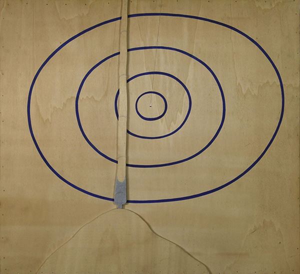 Gianni Ruffi : Particolare di paesaggio  (1971)  - Tecnica mista su legno sagomato - Auction CONTEMPORARY ART FROM A PARTICULAR COLLECTION - Casa d'aste Farsettiarte