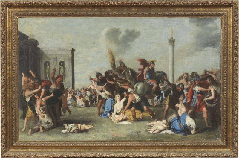 Scuola Francese Fine XVII Secolo - Strage degli Innocenti