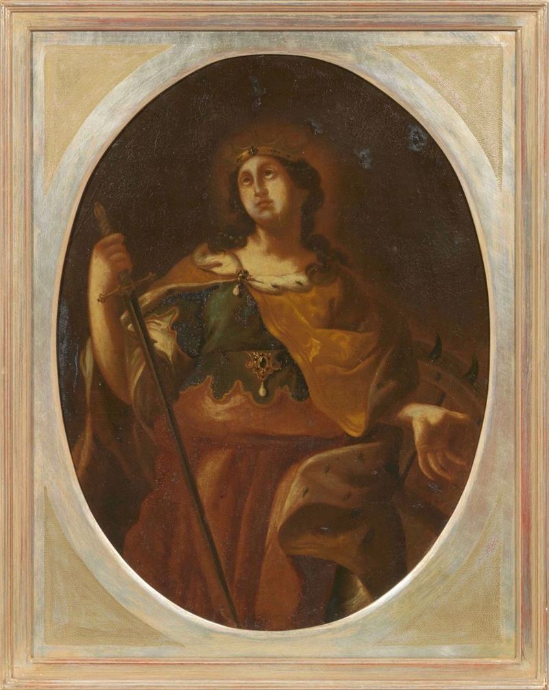 Scuola Lombarda Fine XVII Secolo - Santa Caterina D'alessandria