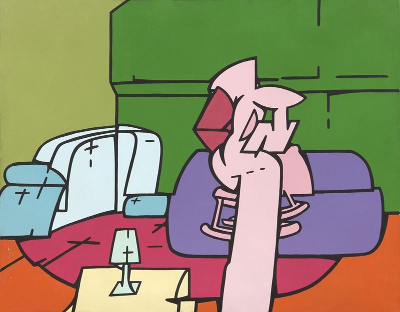 Valerio Adami - Interno Coloniale