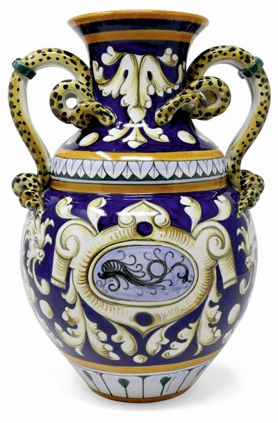 Vaso in Ceramica Policroma