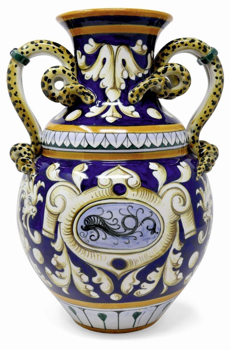 Vaso in Ceramica Policroma