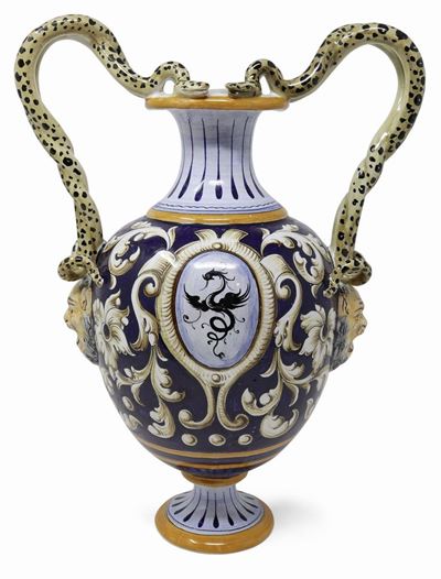 Vaso in Ceramica Policroma