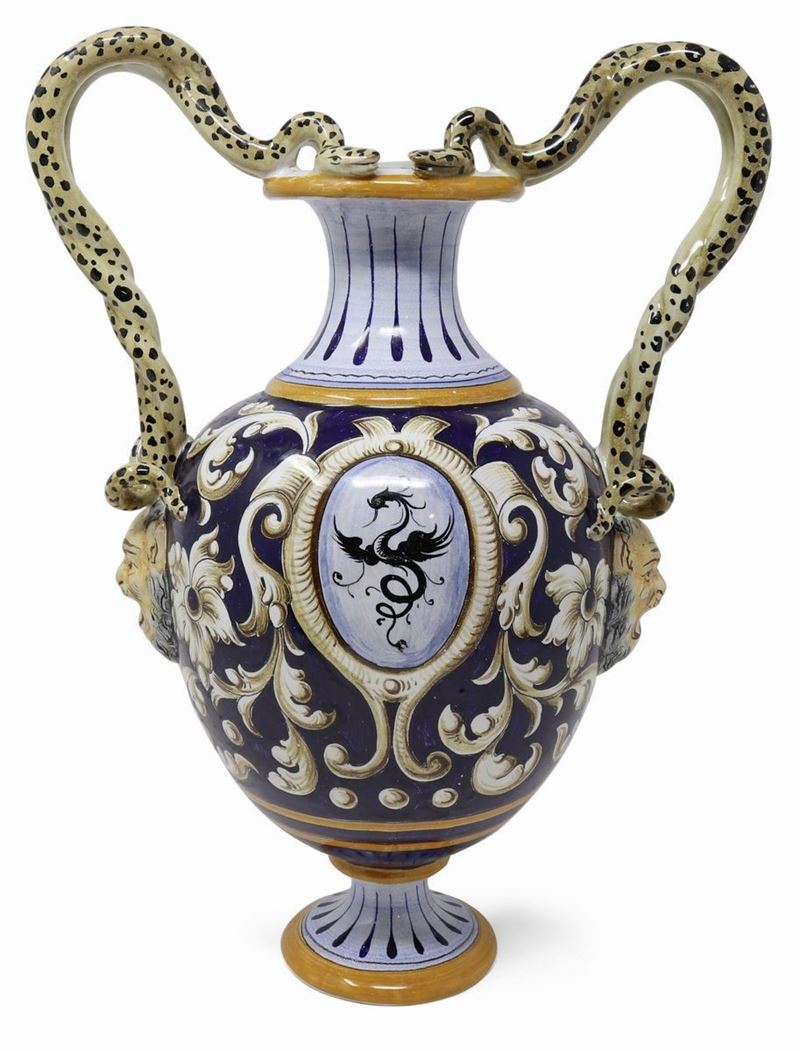 Vaso in Ceramica Policroma