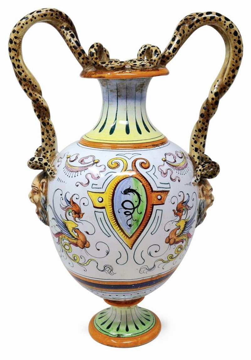 Vaso in Ceramica Policroma