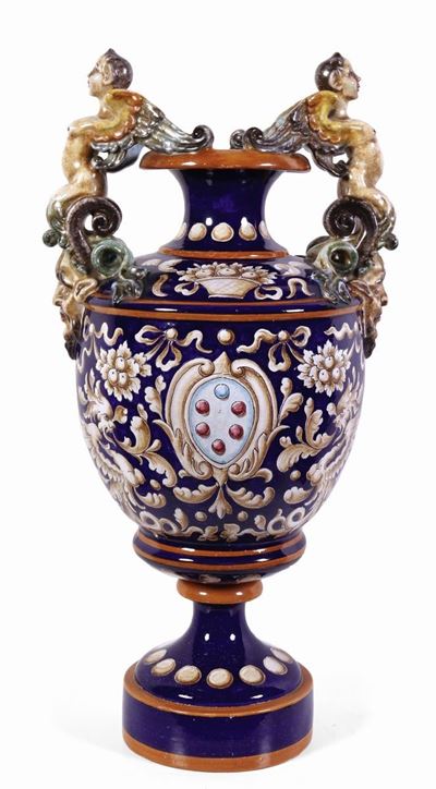 Grande Vaso in Maiolica Policroma