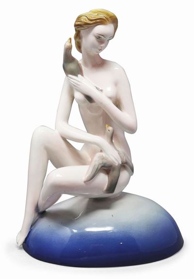 Scultura in Ceramica Policroma