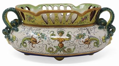 Centrotavola in Ceramica Policroma