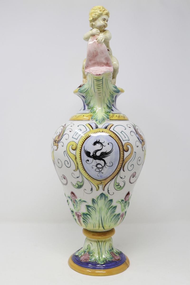Versatoio in Ceramica Policroma