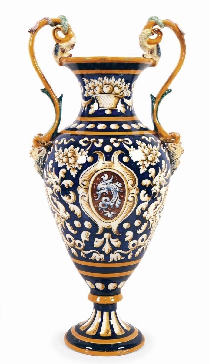 Vaso in Ceramica Policroma