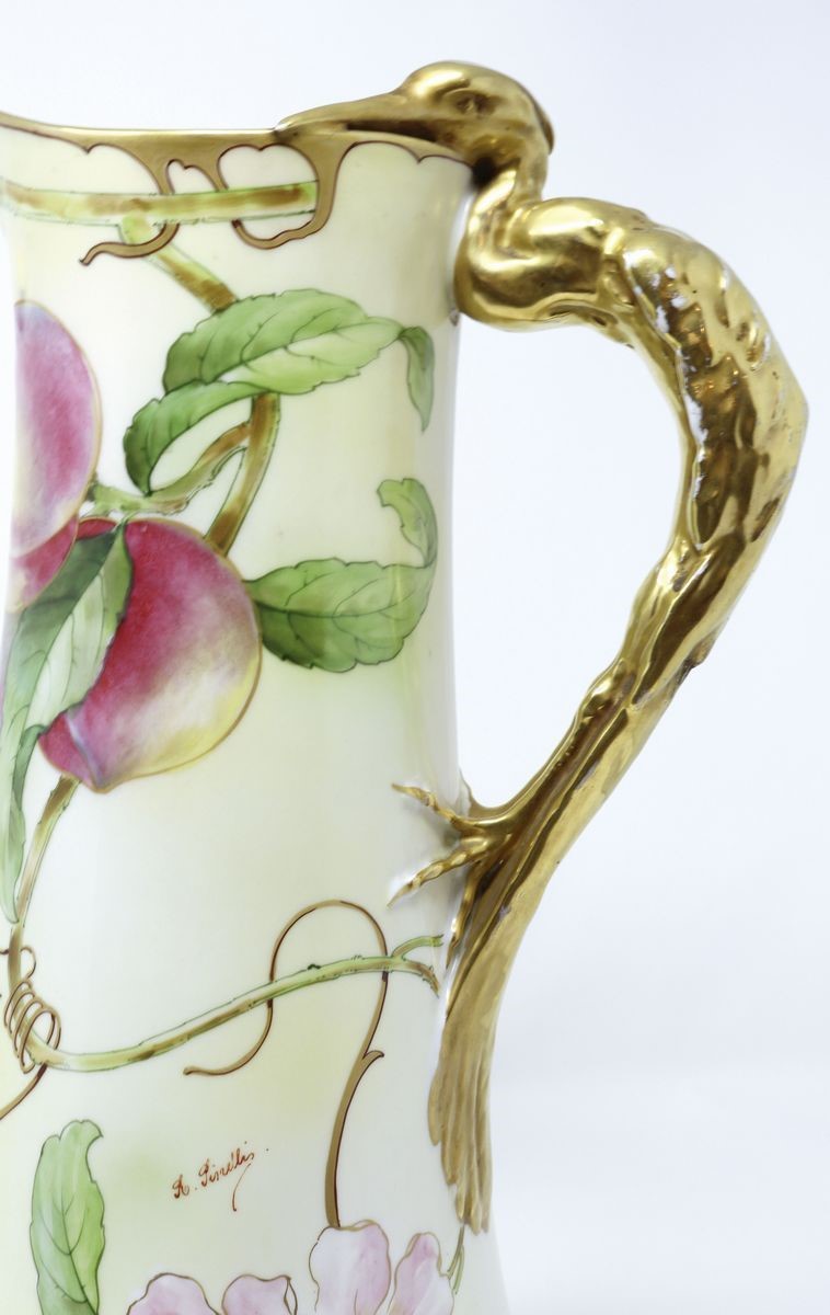 Raro Versatoio in Maiolica Policroma