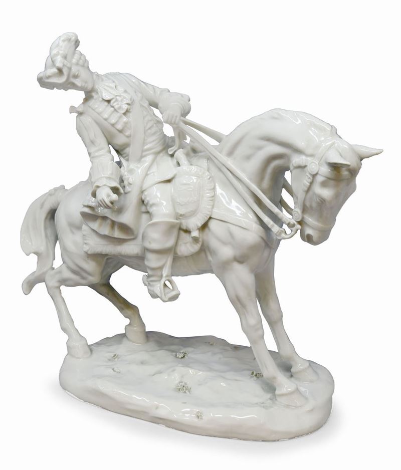 Scultura in Porcellana Bianca