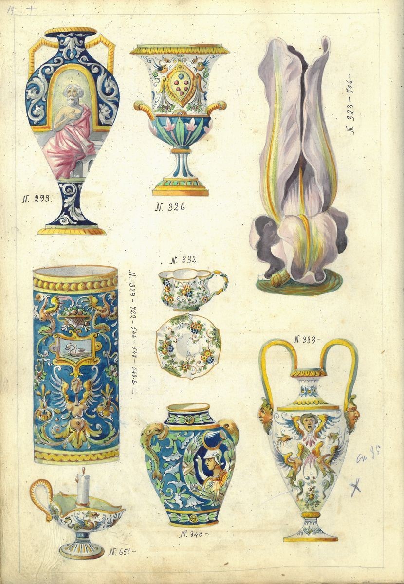 Grande Vaso in Terracotta Policroma