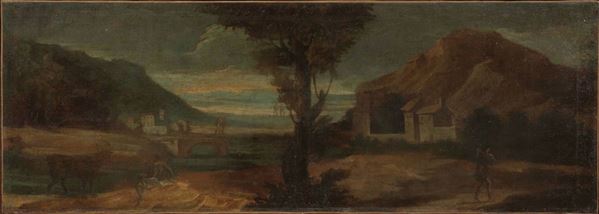 Scuola veneta del XVIII secolo - Paesaggio