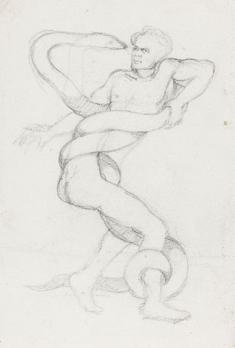 Oscar Ghiglia - Uomo e Serpente