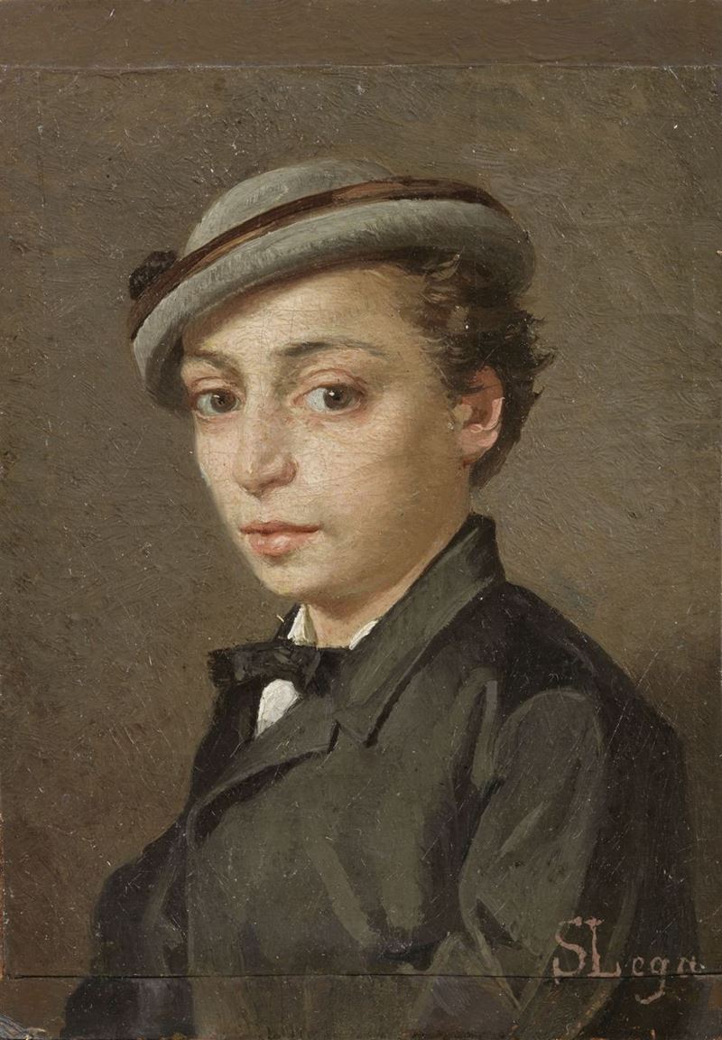 Silvestro Lega - Ritratto del Fratello Ettore Giovinetto