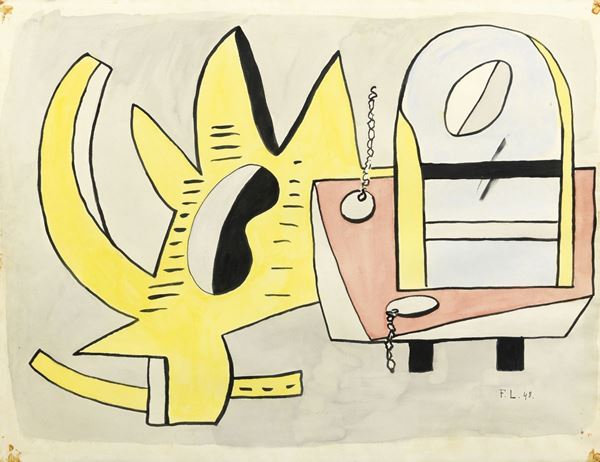 Fernand L&#233;ger - Le coq jaune