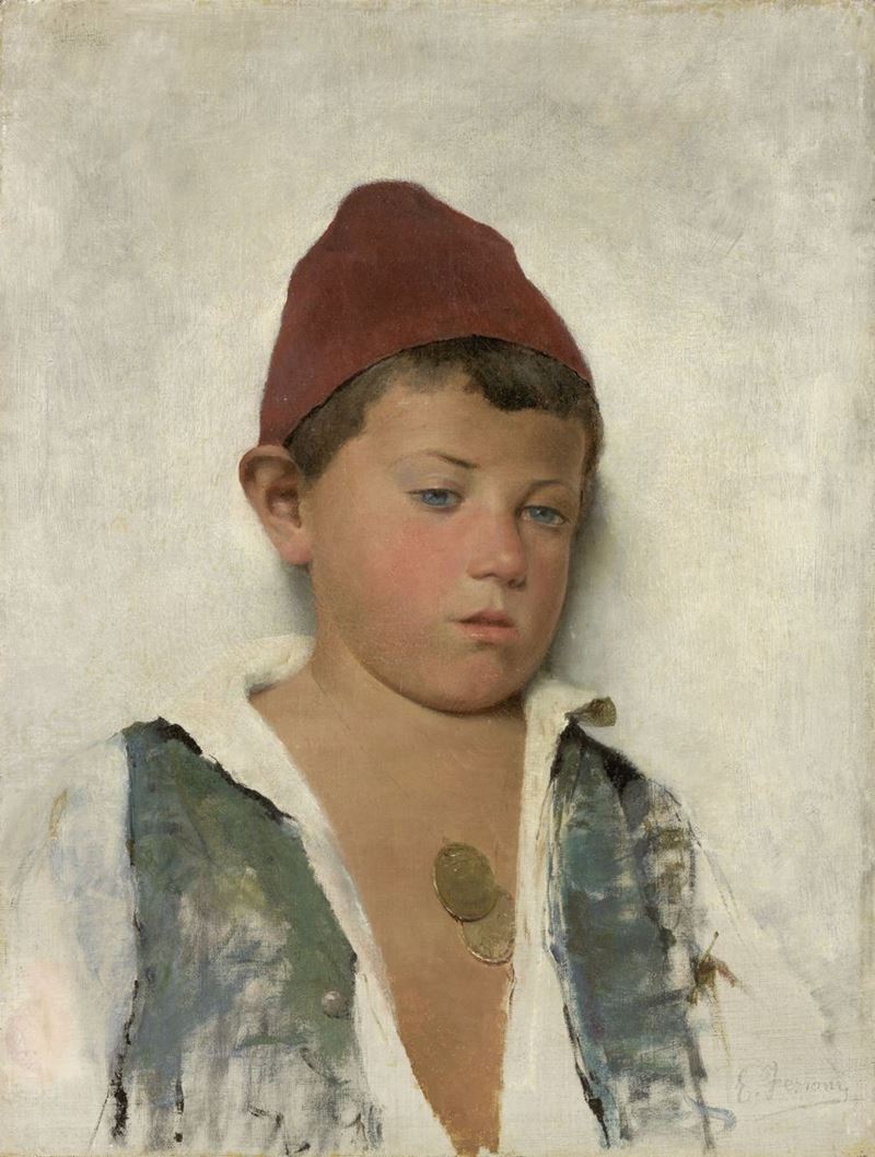 Egisto Ferroni - Il Berretto Rosso