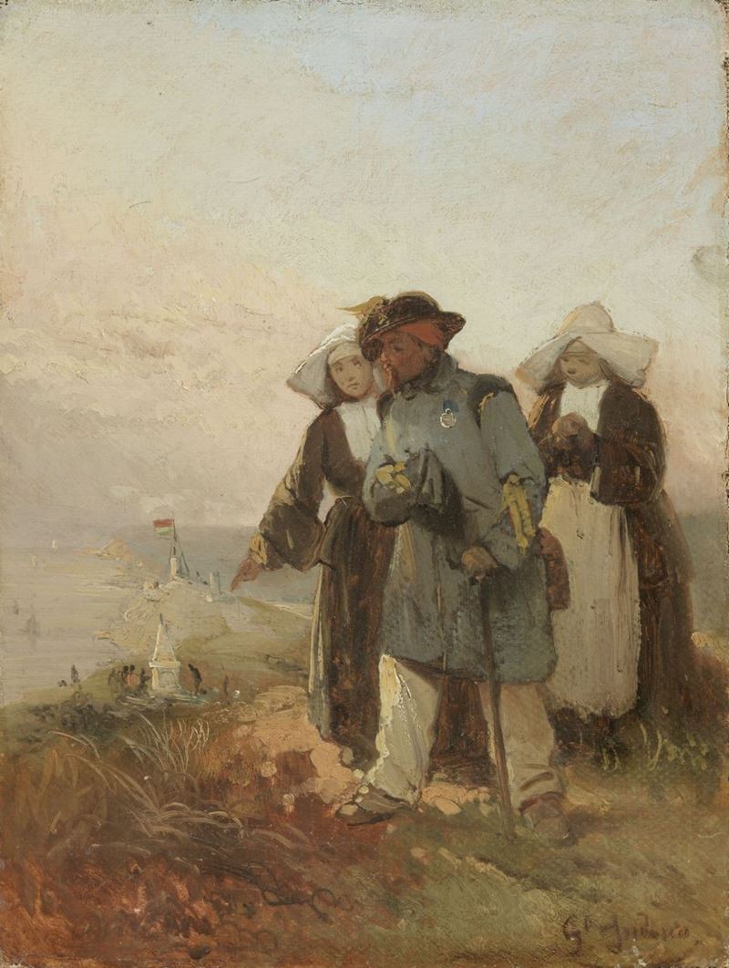 Gerolamo Induno - Bersagliere Ferito in Crimea