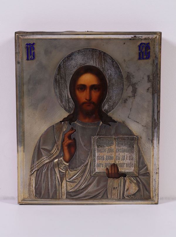 Icona russa del XX secolo - Cristo Benedicente